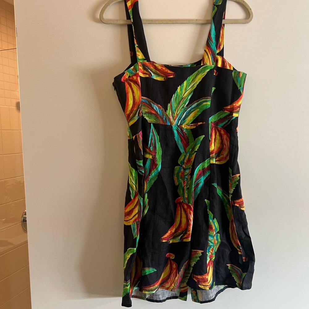 FARM Rio Preta Banana Linen Mini Dress - Picture 4 of 4